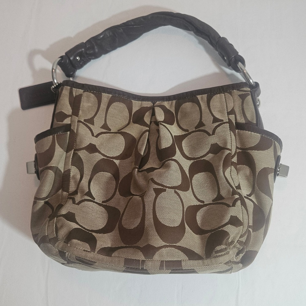 Coach Parker Hobo Opt Art Shoulder Bag~EUC